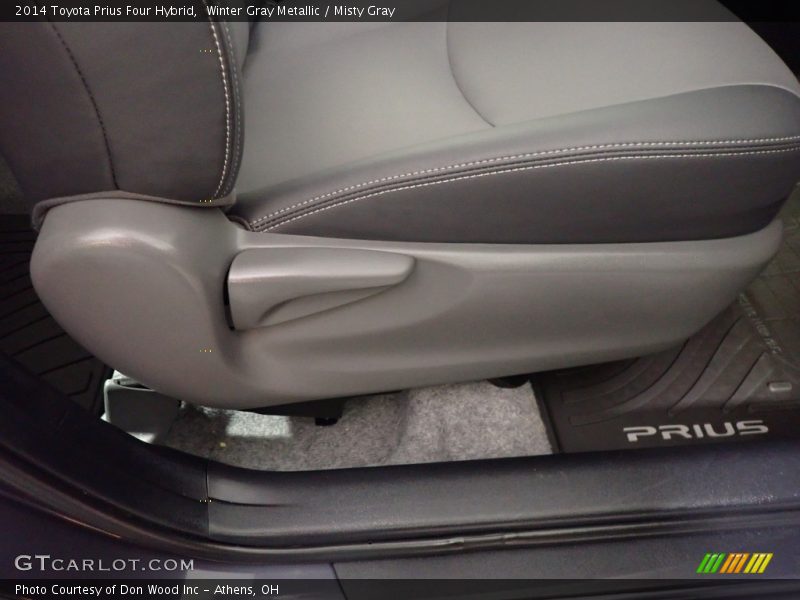 Winter Gray Metallic / Misty Gray 2014 Toyota Prius Four Hybrid