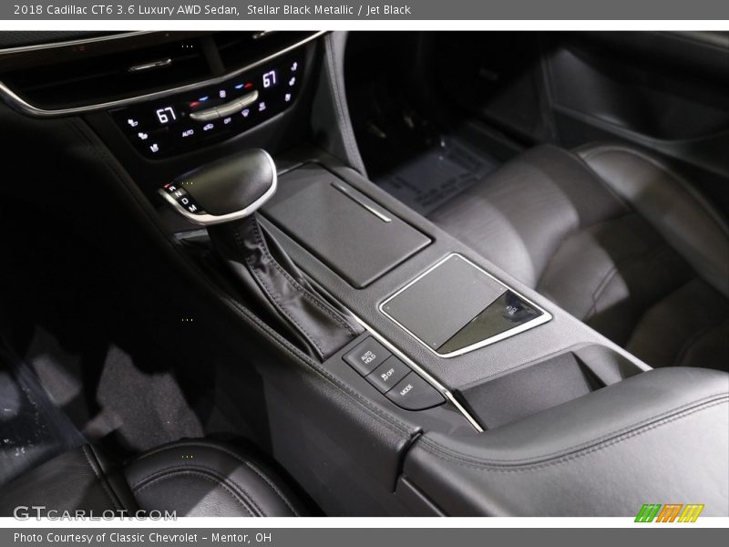 Stellar Black Metallic / Jet Black 2018 Cadillac CT6 3.6 Luxury AWD Sedan