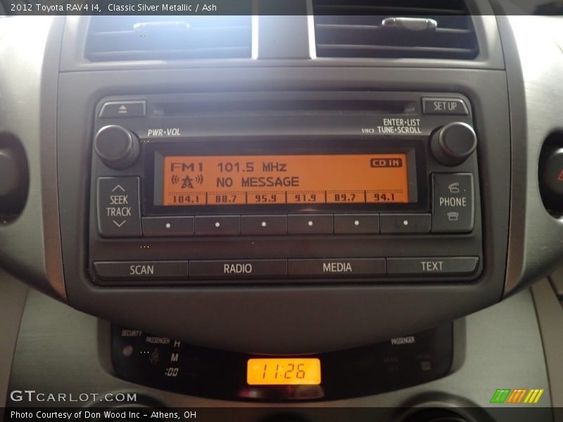Classic Silver Metallic / Ash 2012 Toyota RAV4 I4