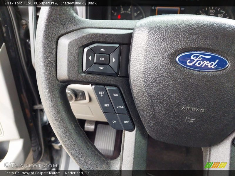 Shadow Black / Black 2017 Ford F150 XL SuperCrew