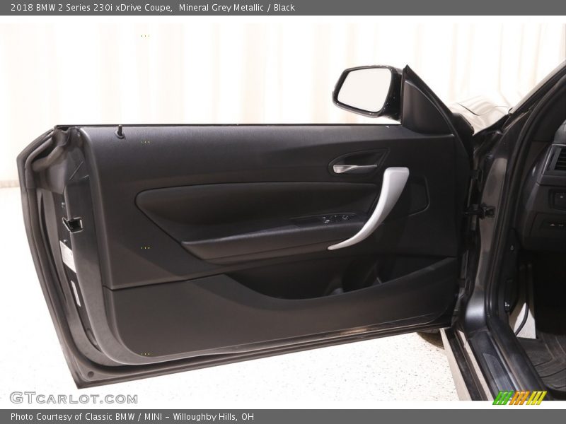 Mineral Grey Metallic / Black 2018 BMW 2 Series 230i xDrive Coupe