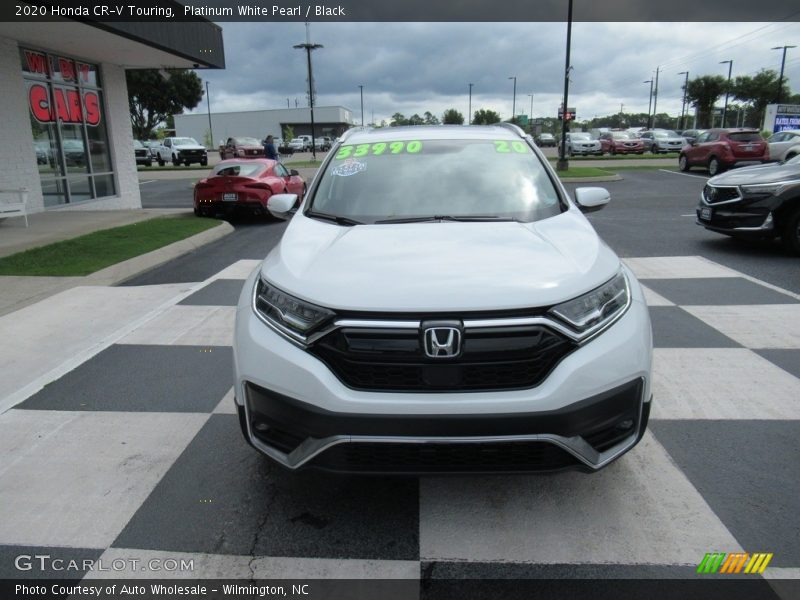 Platinum White Pearl / Black 2020 Honda CR-V Touring