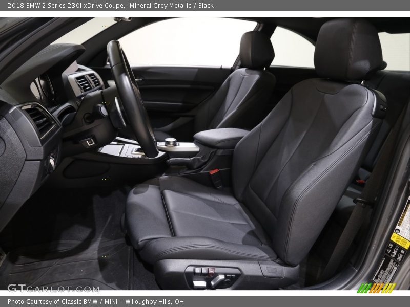 Mineral Grey Metallic / Black 2018 BMW 2 Series 230i xDrive Coupe