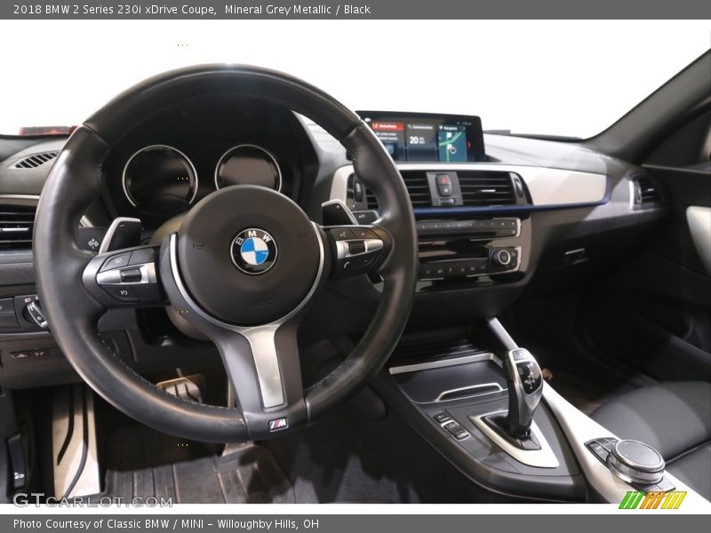 Mineral Grey Metallic / Black 2018 BMW 2 Series 230i xDrive Coupe