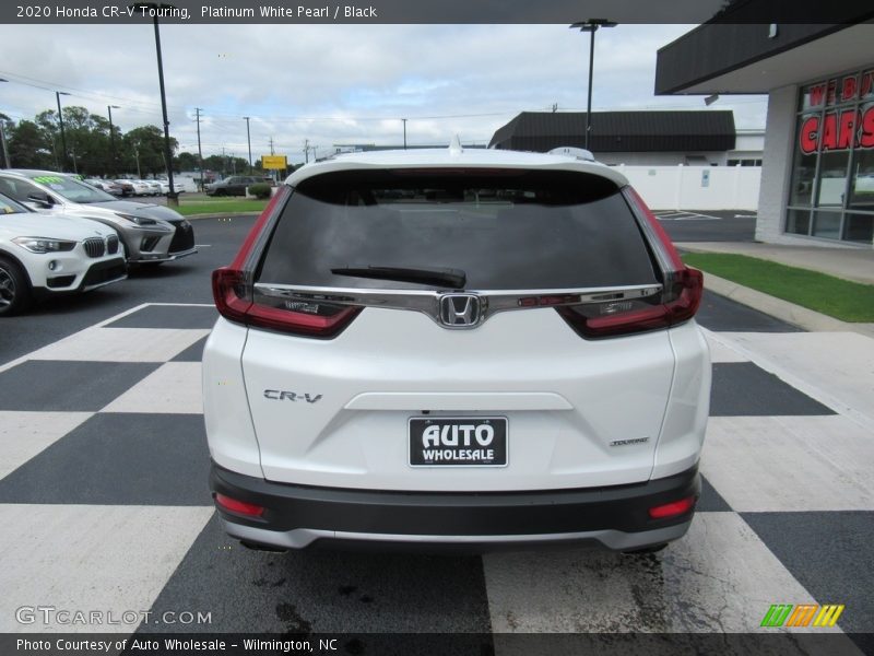 Platinum White Pearl / Black 2020 Honda CR-V Touring