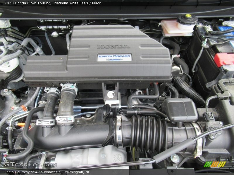 Platinum White Pearl / Black 2020 Honda CR-V Touring