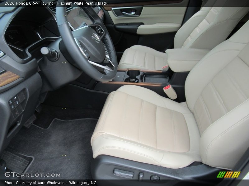 Platinum White Pearl / Black 2020 Honda CR-V Touring