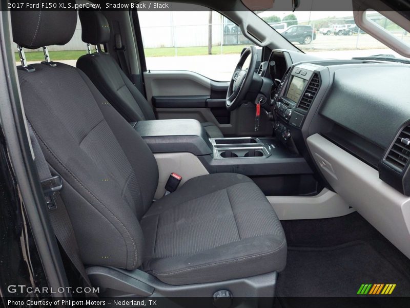 Shadow Black / Black 2017 Ford F150 XL SuperCrew