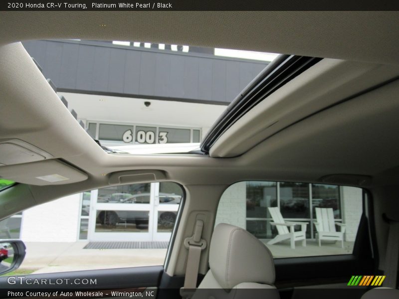 Platinum White Pearl / Black 2020 Honda CR-V Touring
