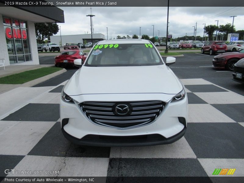 Snowflake White Pearl Mica / Sand 2019 Mazda CX-9 Touring
