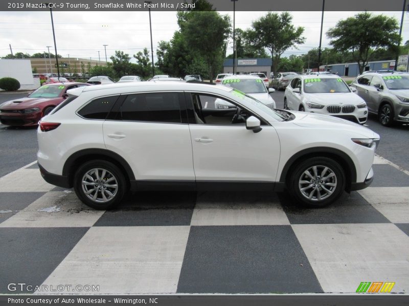 Snowflake White Pearl Mica / Sand 2019 Mazda CX-9 Touring