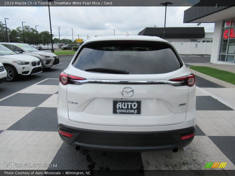 Snowflake White Pearl Mica / Sand 2019 Mazda CX-9 Touring