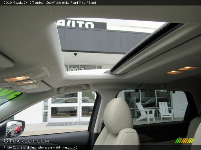 Snowflake White Pearl Mica / Sand 2019 Mazda CX-9 Touring