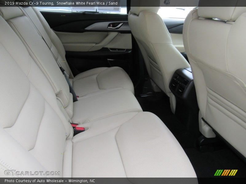 Snowflake White Pearl Mica / Sand 2019 Mazda CX-9 Touring
