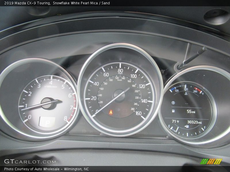 Snowflake White Pearl Mica / Sand 2019 Mazda CX-9 Touring