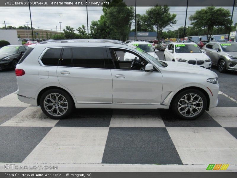  2021 X7 xDrive40i Mineral White Metallic