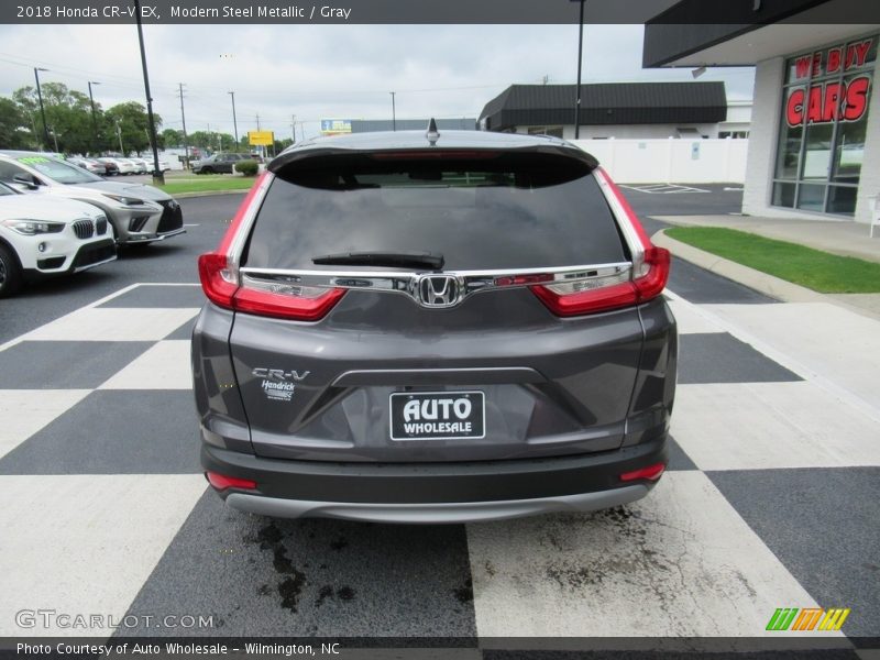 Modern Steel Metallic / Gray 2018 Honda CR-V EX