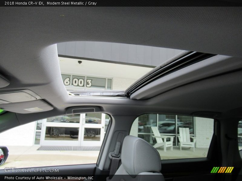 Modern Steel Metallic / Gray 2018 Honda CR-V EX