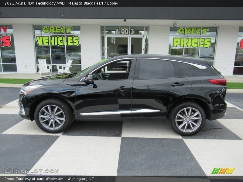 Majestic Black Pearl / Ebony 2021 Acura RDX Technology AWD