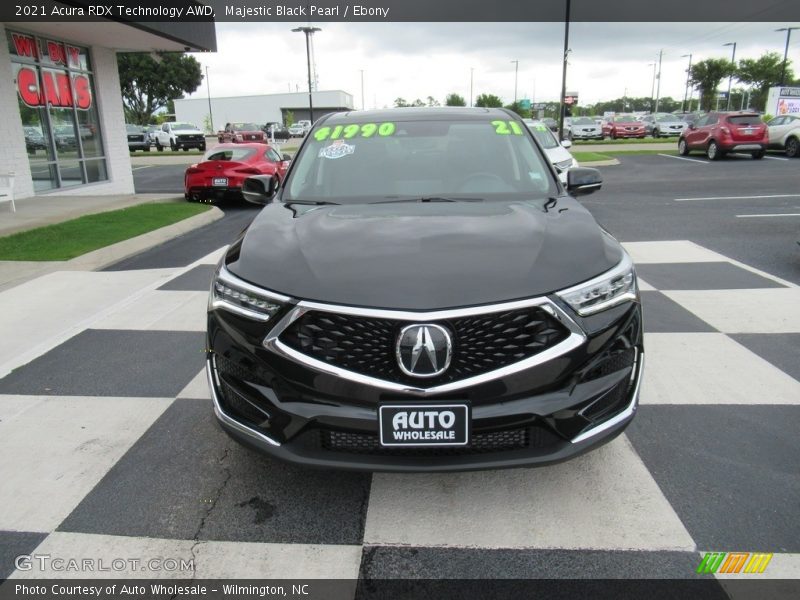 Majestic Black Pearl / Ebony 2021 Acura RDX Technology AWD