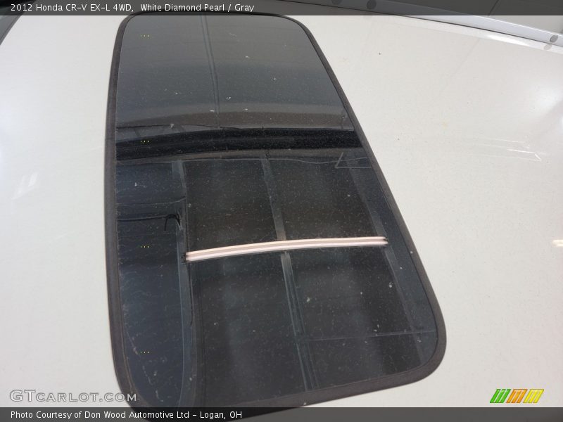 White Diamond Pearl / Gray 2012 Honda CR-V EX-L 4WD