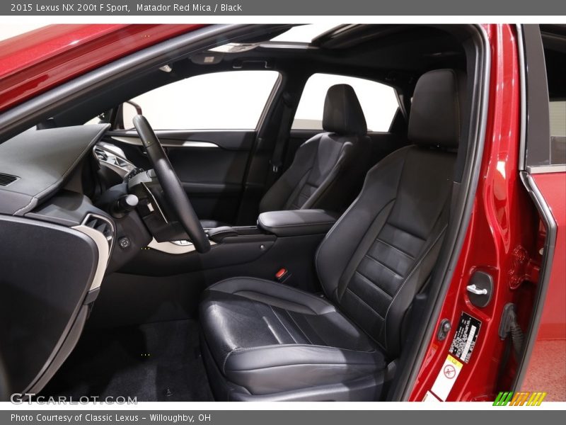 Front Seat of 2015 NX 200t F Sport