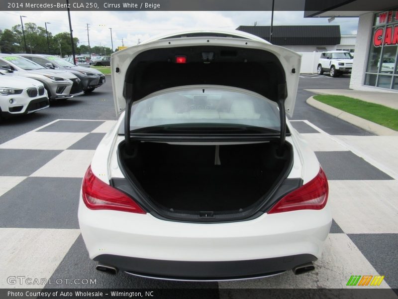 Cirrus White / Beige 2014 Mercedes-Benz CLA 250