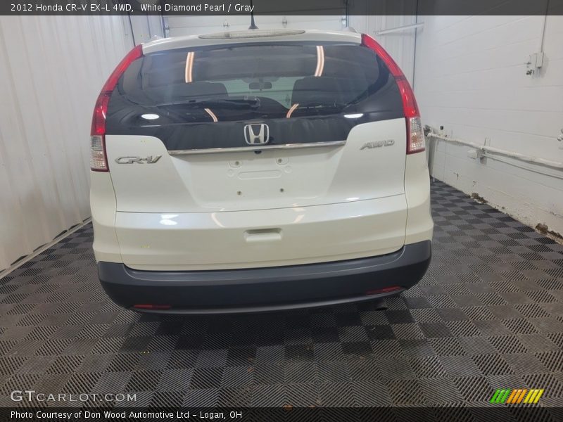 White Diamond Pearl / Gray 2012 Honda CR-V EX-L 4WD