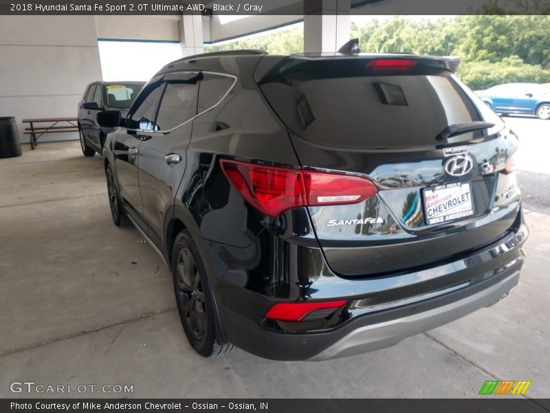Black / Gray 2018 Hyundai Santa Fe Sport 2.0T Ultimate AWD
