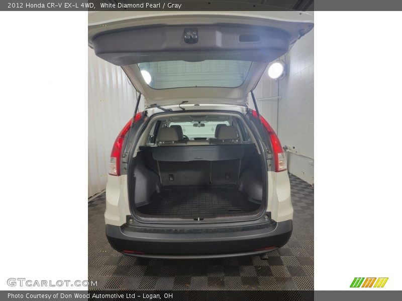 White Diamond Pearl / Gray 2012 Honda CR-V EX-L 4WD