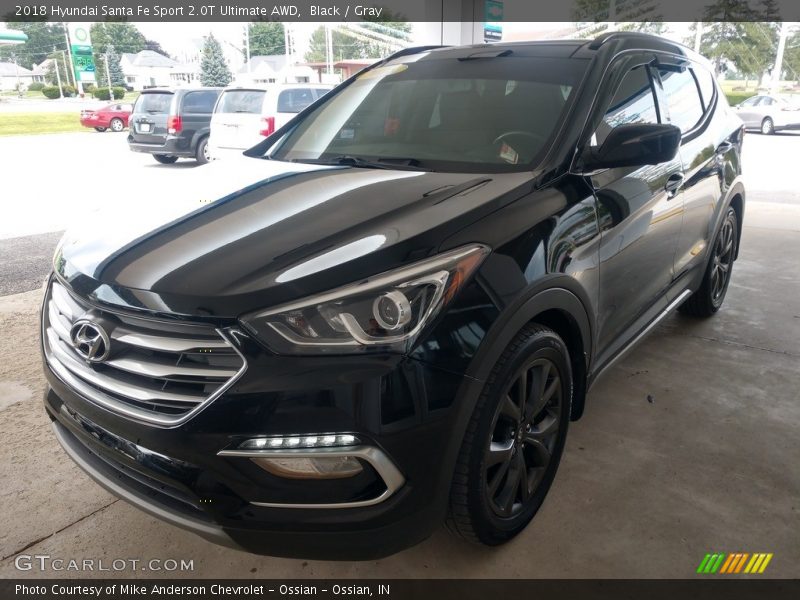 Black / Gray 2018 Hyundai Santa Fe Sport 2.0T Ultimate AWD