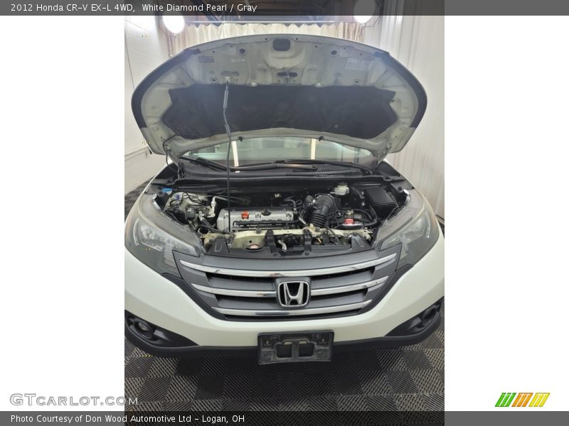 White Diamond Pearl / Gray 2012 Honda CR-V EX-L 4WD