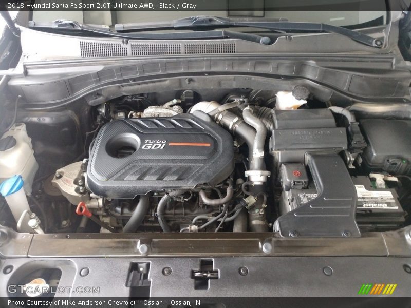 2018 Santa Fe Sport 2.0T Ultimate AWD Engine - 2.0 Liter Turbocharged GDI DOHC 16-Valve D-CVVT 4 Cylinder