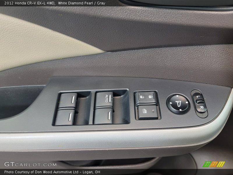 White Diamond Pearl / Gray 2012 Honda CR-V EX-L 4WD