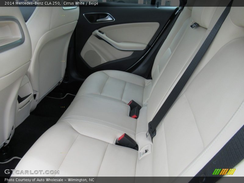 Cirrus White / Beige 2014 Mercedes-Benz CLA 250