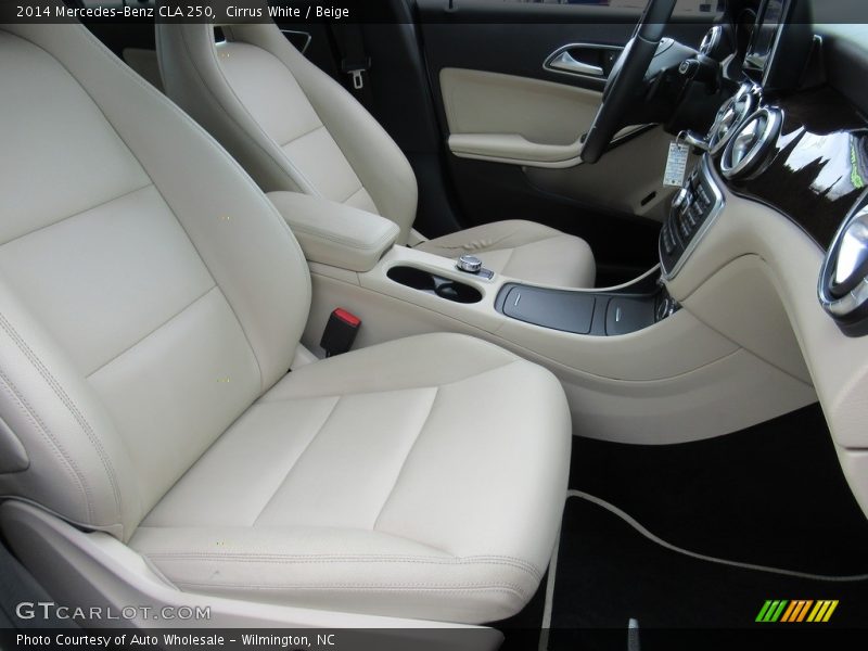 Cirrus White / Beige 2014 Mercedes-Benz CLA 250