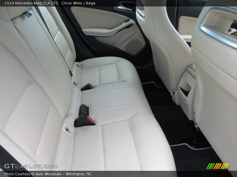 Cirrus White / Beige 2014 Mercedes-Benz CLA 250