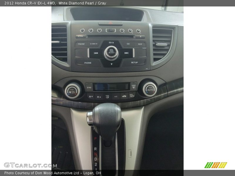 White Diamond Pearl / Gray 2012 Honda CR-V EX-L 4WD