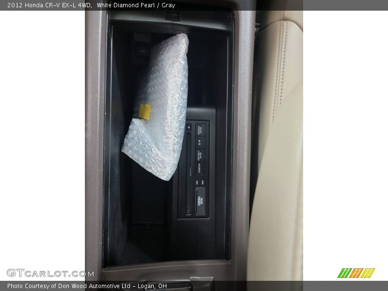 White Diamond Pearl / Gray 2012 Honda CR-V EX-L 4WD