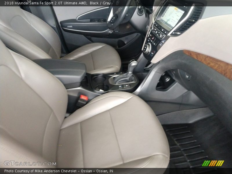 Black / Gray 2018 Hyundai Santa Fe Sport 2.0T Ultimate AWD
