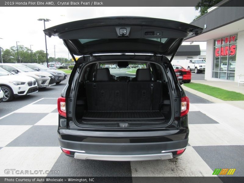 Crystal Black Pearl / Black 2019 Honda Pilot Elite AWD