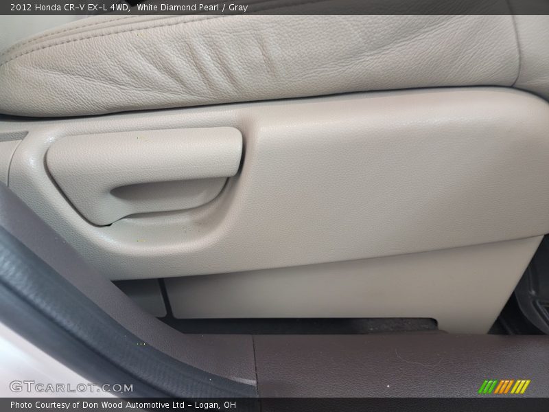 White Diamond Pearl / Gray 2012 Honda CR-V EX-L 4WD