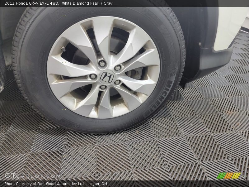 White Diamond Pearl / Gray 2012 Honda CR-V EX-L 4WD