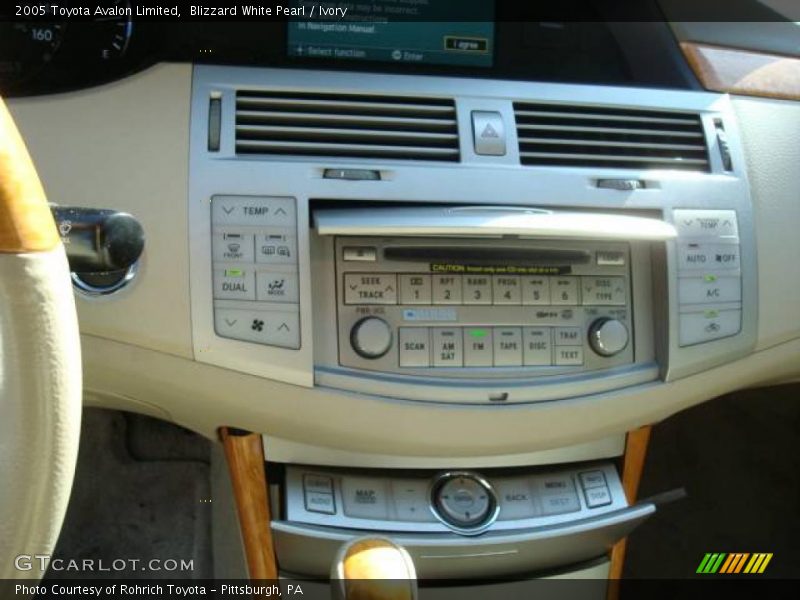 Blizzard White Pearl / Ivory 2005 Toyota Avalon Limited