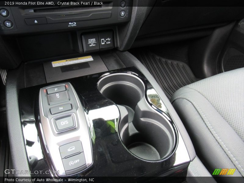 Crystal Black Pearl / Black 2019 Honda Pilot Elite AWD