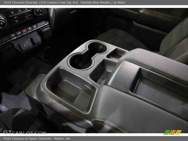 Northsky Blue Metallic / Jet Black 2020 Chevrolet Silverado 1500 Custom Crew Cab 4x4