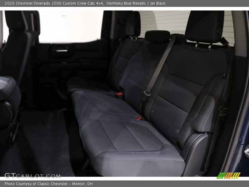 Northsky Blue Metallic / Jet Black 2020 Chevrolet Silverado 1500 Custom Crew Cab 4x4