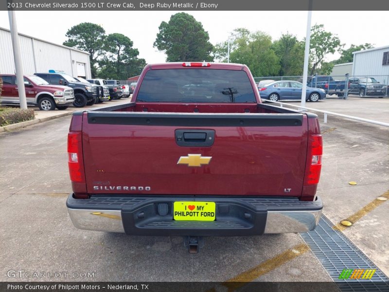 Deep Ruby Metallic / Ebony 2013 Chevrolet Silverado 1500 LT Crew Cab