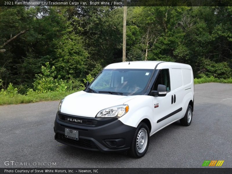 Bright White / Black 2021 Ram ProMaster City Tradesman Cargo Van