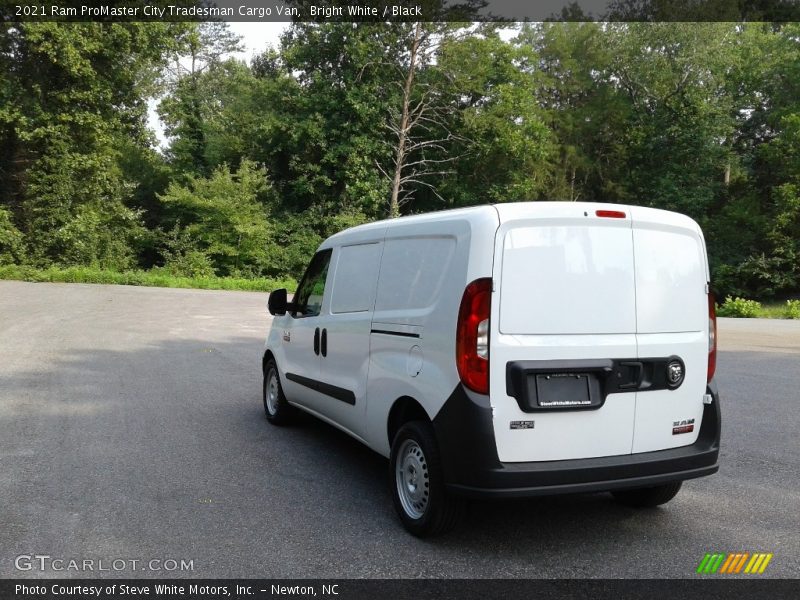 Bright White / Black 2021 Ram ProMaster City Tradesman Cargo Van